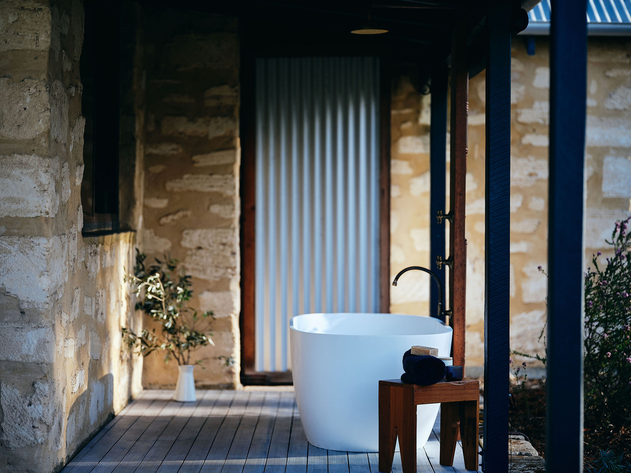 Burnside Organic Farm Outdoor Bath